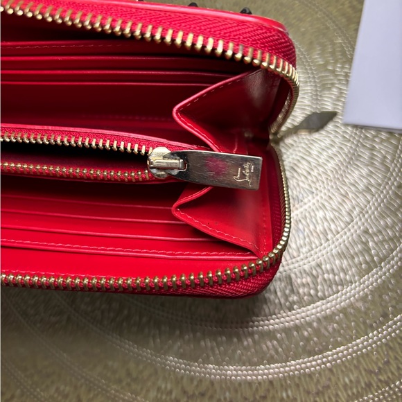 Christian Louboutin Panettone Unicorn Rainbow Suede Long Wallet - Picture 7 of 9